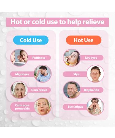NEWGO Cold Eye Mask and Under Eye Mask Bundle - Instant Relaxation and Rejuvenation - Buy Online on GoSupps.com
