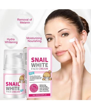 Kybbe Snail Cream Facial Cream Soft Moisturizing And Delicate Reduce Dark Anti Wrinkle Face Care Pore Essence Moisturizing Cream - Buy Online on GoSupps.com