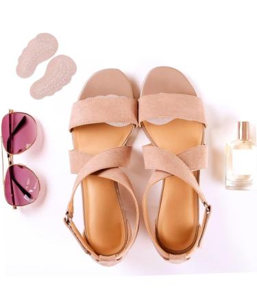 Mobestech 4 Pairs Orthotic Insoles for Women | Arch Support High Heel & Sneaker Pads | Non-Slip Leather Half Pads - Buy Online on GoSupps.com