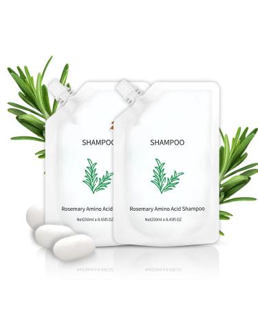 Rosemary Biotin Shampoo Hair Growth Shampoo For Women And Men Refreshing Smooth & Shiny Hair2PCS