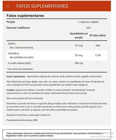 Now Foods NAC 600mg - 100 Capsules | Powerful Antioxidant Supplement - Buy Online on GoSupps.com