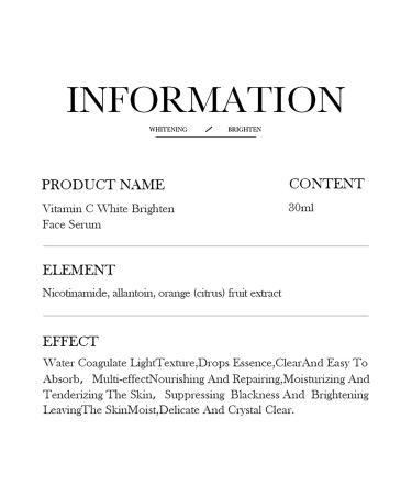 BIOAQUA Vitamin C Face Serum - Hydrating & Repairing Essence 30ml | International Shipping Available - Buy Online on GoSupps.com