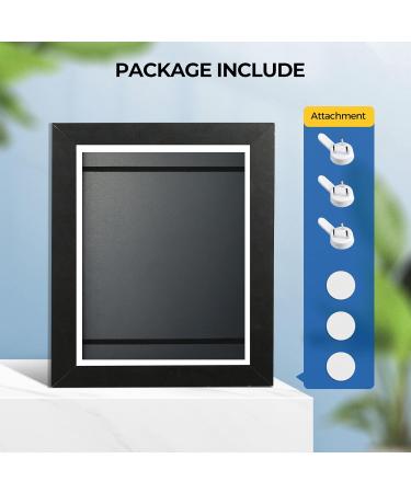 Sank Kids Art Frame: Front Opening Changeable Picture Display for DIN A4 Art Storage - Black 1 Pack - Buy Online on GoSupps.com