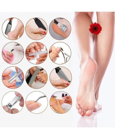Electric Callus Remover for Feet - Waterproof Rechargeable Portable Pedicure Kit with LCD Display & 3 Grinding Heads - Best Foot Care Solution - Buy Online on GoSupps.com