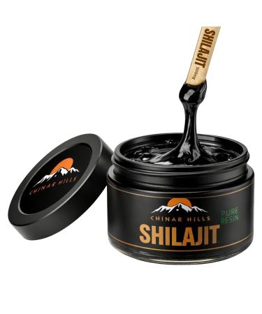 Lab-Tested Pure Himalayan Shilajit Organic Resin with 75%+ Fulvic Acid 85+ Trace Minerals from 17 000 ft Himalayas Natural Energy Stamina & Muscle Support for Men & Women 30g