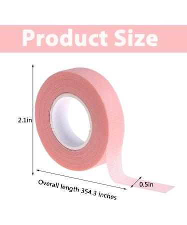 Leikedun Pink Eyelash Extension Tape Set - 6 Rolls Micropore Fabric Adhesive for Breathable and Secure Lash Extensions - Professional Supplies - Buy Online on GoSupps.com