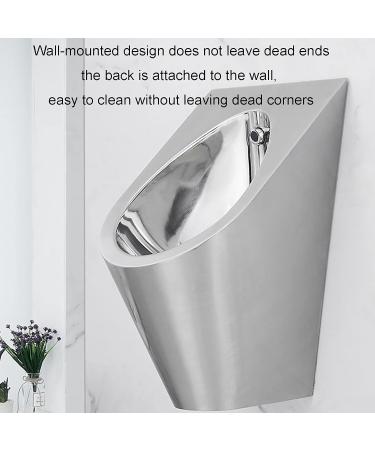 Household Items Vertical Stainless Steel Steel Urinal High-Efficiency Induction Flushing Men's Urinal Bathroom Accessories Urinal Suitable for Various Families Hotels Re (Single Piece Urinal) - Buy Online on GoSupps.com