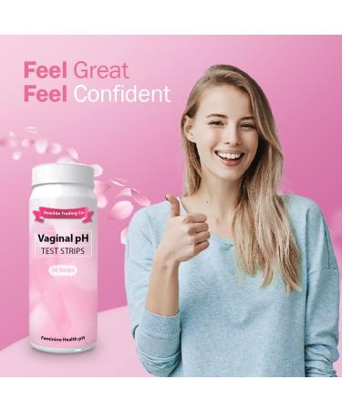 Feminine pH Balance Test Strips - 50 Yeast Infection & BV Testing Strips for Women - Home Health Monitoring - Buy Online on GoSupps.com