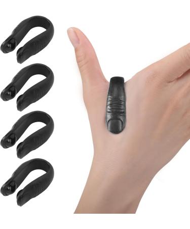 4x Hand Pressure Point Clip - Portable Migraine Relief Trigger Point Massage Tool (Black) | Universal Activation - Buy Online on GoSupps.com