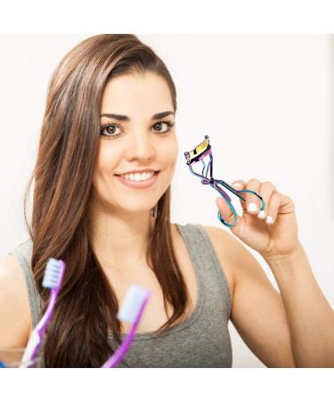 2 Pcs Eyelash Curler Kit - Maxin Metal Lash Curlers with Mascara Applicator & Separator Comb | Rose Gold & Color | International Shipping - Buy Online on GoSupps.com