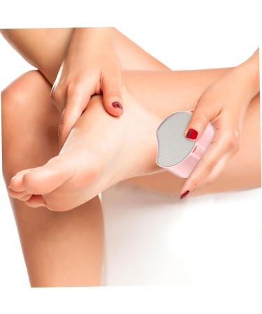 DRESSOOS Foot Pedicure File Call-us Tool Compact Hair Eraser Foot Spa Pedicure Tools Small Foot Scraper Feet Scraper Exfoliator Dead Skin Remover Crystal Glass Man Abs Painless - Buy Online on GoSupps.com