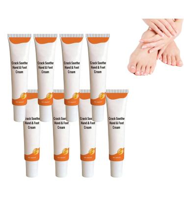 yikaiszh Set of 8 Urea Repair Creams for Feet and Hands - Intensely Moisturizing Exfoliating Balm - Smoothing Lotion to Smooth Rough Skin - Non-Greasy Treatment for Cracked Heels and Areas