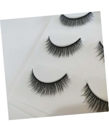 FOMIYES 3 Pair dense eyelashes long eyelashes makeup eyelashes fake eyelash natural eyelashes false eyelash 3d major - Buy Online on GoSupps.com