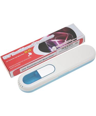 Portable UV Toothbrush Sanitizer Case Box for Toothbrush Disinfectant Toothbrush for Sterilization Head Sterilizer Case for Travel Toothbrush for Home Use (Blue Bottom) - Buy Online on GoSupps.com