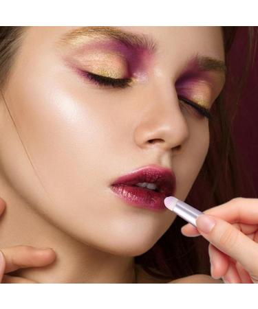 lyanny Lipstick Brush Applicator Silicone Lip Brush Lipstick Applicator Brushes Lip Smudge Brush for Women Girls MakeUp Brushes for Lipstick Gloss Balm Purple - Buy Online on GoSupps.com