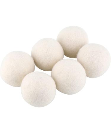 OKJHFD 6cm 6 Pack Wool Dryer Balls Felt Ball Moisture Absorbent Washer and Dryer Felt Ball Reduces Wrinkles and Static Cling Shortens Drying Time - Buy Online on GoSupps.com