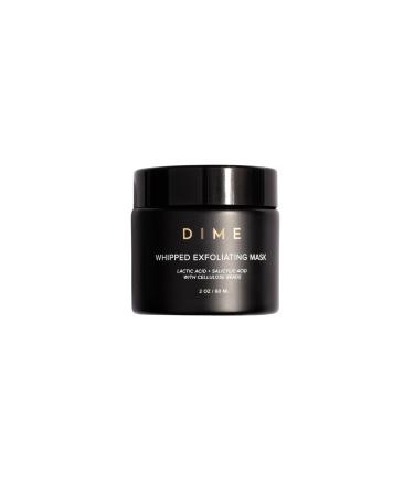 DIME Beauty Whipped Exfoliating Mask Salicylic Acid and Physical Exfoliation Mask with Cellulose Beads 1 Count