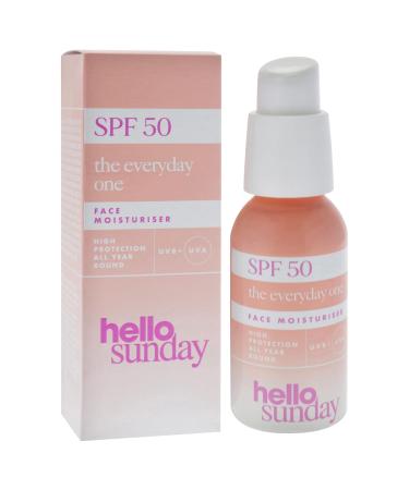Hello Sunday Everyday One Face Moisturiser SPF 50 - Unisex 1.7 oz | Hydrating & Sun Protection | Buy Now - Buy Online on GoSupps.com