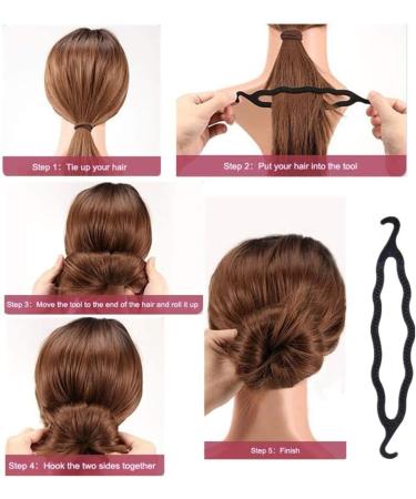 RuiChy Hair Braiding Kit with Topsy Tail Tools, French Braiders, Bun Maker, Hair Pins, and Comb for Women and Girls - Buy Online on GoSupps.com