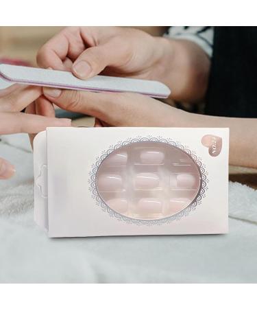 Press On Nails Removable Nails | No Glue Press On Nails Fake Nails Short Removable False Nails Kit for Women - Buy Online on GoSupps.com