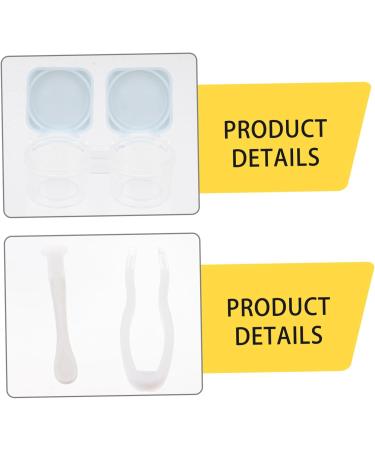 Buy Healvian 5 Sets Push Glasses Case & Contact Lens Container - Durable PP Holder for Travel - Shop Internationally! - Buy Online on GoSupps.com