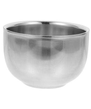 Plafope Bartbrush shell for men gifts shaving cup large shaving shell round razor cup shaving accessories for men household shaving shell aluminum razor cup portable portable