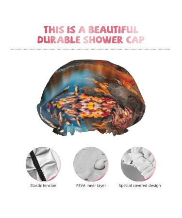 Killarney National Park Printed Shower Cap - Waterproof & Fits All Head Sizes - Ideal for Women - Buy Online on GoSupps.com