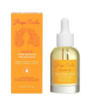 Rizos Curls Nourish Oil - 1 fl oz | Hair, Scalp & Body Treatment - Buy Online on GoSupps.com