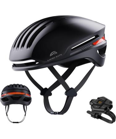 Asievie Bike Helmet with Bluetooth, Smart Bike Helmet for Adults - Black - Large