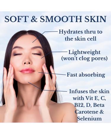 Organic Hydrating Facial Moisturizer - Daily Face Cream for Soft & Smooth Skin - For All Skin Types - Unscented - Women & Men - 1.7 oz - Buy Online on GoSupps.com