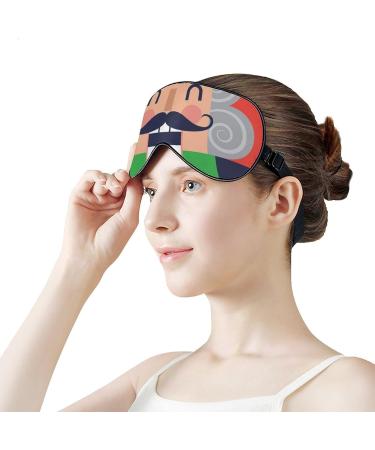 Funny Christmas Nutcracker Sleep Mask for Men & Women | Soft Eye Mask with Adjustable Strap | Comfortable Blindfold for Night Sleep - Buy Online on GoSupps.com