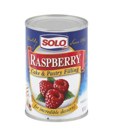 Solo, Raspberry Filling, 12oz Can (Pack of 6)