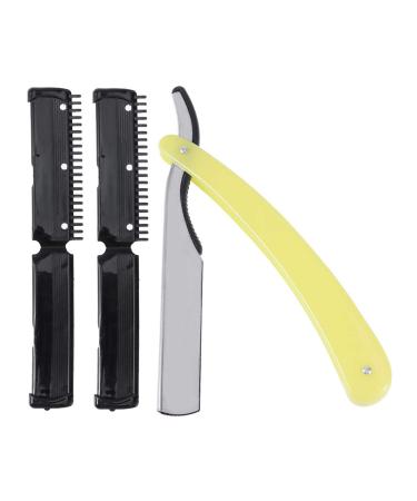 SUPVOX Razor Barber Razor Stainless Steel Beard Knife for Men Hairdresser