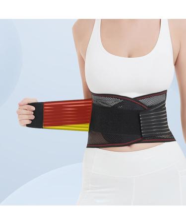 Lumbar Support Brace | Adjustable Lower Back Support - Lightweight Breathable Waist Supports Tool Multipurpose Workout Back Brace for Outdoor Activities - Buy Online on GoSupps.com