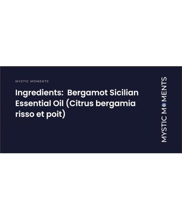 Mystic Moments Bergamot Sicilian Essential Oil 500g | Natural Vegan Oil for Diffusers Aromatherapy & Massage Mixtures - International Shipping Available - Buy Online on GoSupps.com