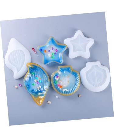 STOBOK Epoxy Mold 2pcs Dish Mold Candy Container Silica Gel White Craft Mold Whitex2pcs 15.5X15.5CMx2pcs - Buy Online on GoSupps.com