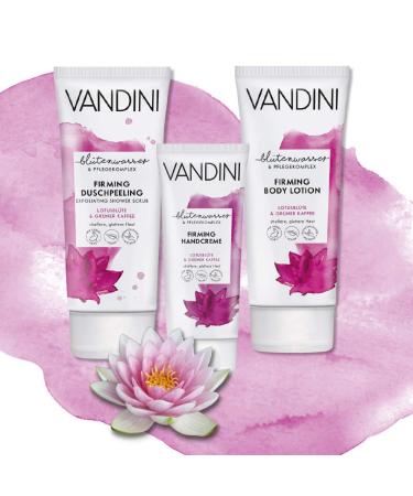 Vandini Firming Hand Cream for Women - Lotus Blossoms & Green Coffee - Vegan Skin Care - Skin-Tightening Intensive Cream - 3x75ml - Paraben & Silicone Free - Buy Online on GoSupps.com