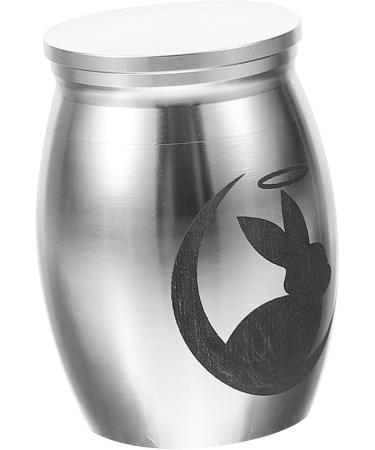 BESPORTBLE 3pcs Rabbit Urn Small Pet Urn Urns Bunny Memorials Pet Urn Keepsake Urn Dog Urn Stainless Steel 4.00X3.00X3.00CMx3pcs Silverx3pcs - Buy Online on GoSupps.com