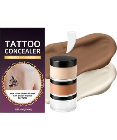 Body Covering Foundation - Waterproof Makeup Concealer Cream Natural Finish Skin Correcting Makeup Element | Perfect long-term cosmetics for cosplay  - Buy Online on GoSupps.com