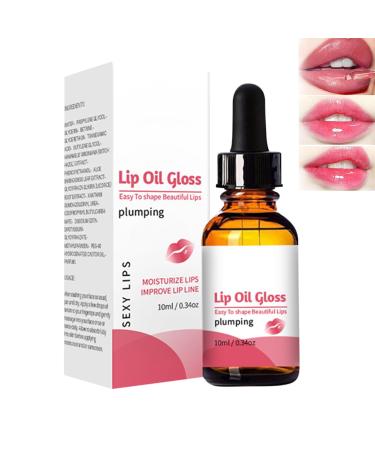 Finol Peptide Essence repulpante pour les l vres brillant l'huile pour les l vres Finol l vres sexy hydrater les l vres pour am liorer la forme des l vres (1pc 30ml) 1pc 30 ml (Lot de 1)