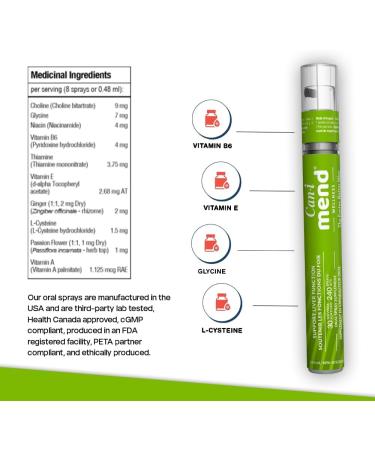 Late Night | Morning Recovery Fast Acting Oral Spray | 30 Servings | Post Party Relief | Multi Vitamins A E B6 | Immune Support | After Drink Remedy by Can-i Mend Mend 30 Serving (Pack of 1) - Buy Online on GoSupps.com