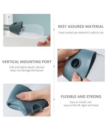 4-Piece Faucet Extension Set for Kids | Watercoat Tap Extensions in Light Blue Dark Blue Light Pink & Cream | Sink Protection & Easy Hand Washing - Buy Online on GoSupps.com