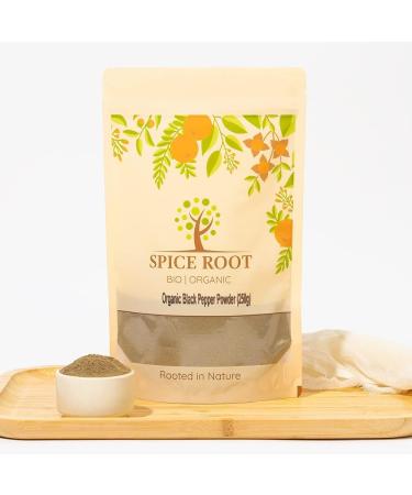 Certified Organic 250g Ground Black Pepper Powder - Premium Quality - Buy Online on GoSupps.com