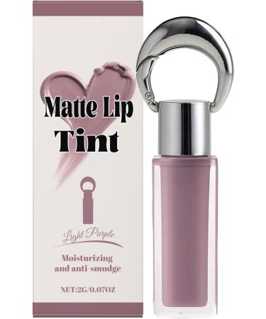 Yhsioaklo Shiny Lip Gloss Highly Pigmented Shiny Lip Gloss for Teens Friends Family Stage Performances Photo Props Light Violet - Buy Online on GoSupps.com