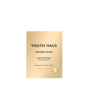 SKIN GYM Youth Haus 24K Gold Face Mask Collagen & Hyaluronic Acid Infused for Youthful Radiance | Retinol & Bakuchiol Restorative Mask | International Shipping Available - Buy Online on GoSupps.com