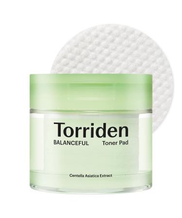 Torriden BALANCEFUL Cica Toner Pads (60 Count) Daily Exfoliating Pads with PHA and LHA that Soothe and Tone - Vegan Pads Soaked with Centella Asiatica Essence for Oily Combo and Sensitive Skin