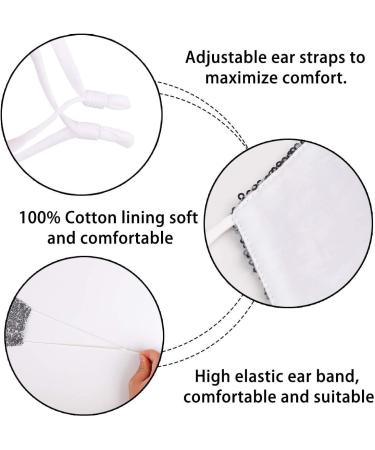 Satin Silk Black Athletic Reusable Face Mask for Adults 3D Design - Set of 4 | Washable & Breathable Cloth Fabric | Earloop Nose Cover for Men & Women - Great Gift Idea - Buy Online on GoSupps.com