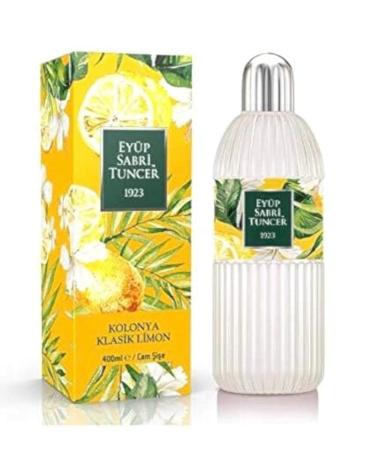 Eyup Sabri Tuncer Lemon Cologne 400 mL Citrus Floral Fresh Lemon 13.35 Fl Oz (Pack of 1)