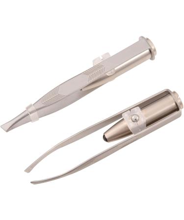 Nippes Tweezers with LED Light No. 767 E - Precision E-commerce Tool for Perfect Grooming | 1 pc - Buy Online on GoSupps.com