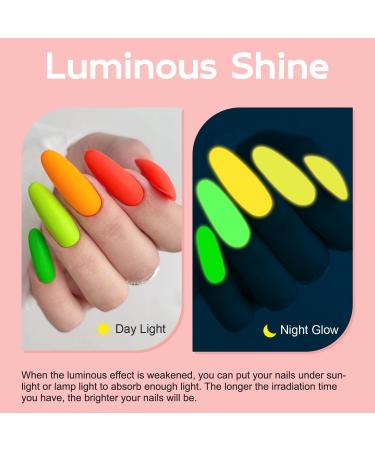 Lavender Violets 15ml x3 Gel Nail Polish Base and Top Coat Set with Glow in the Dark Top Coat Matte & Glossy No Wipe Top Coat Manicure Soak Off UV LED Halloween Night Fairy Party Long Lasting A0/2/3 Glow in the Dark Glossy Top & Matte Top Coat - Buy Online on GoSupps.com
